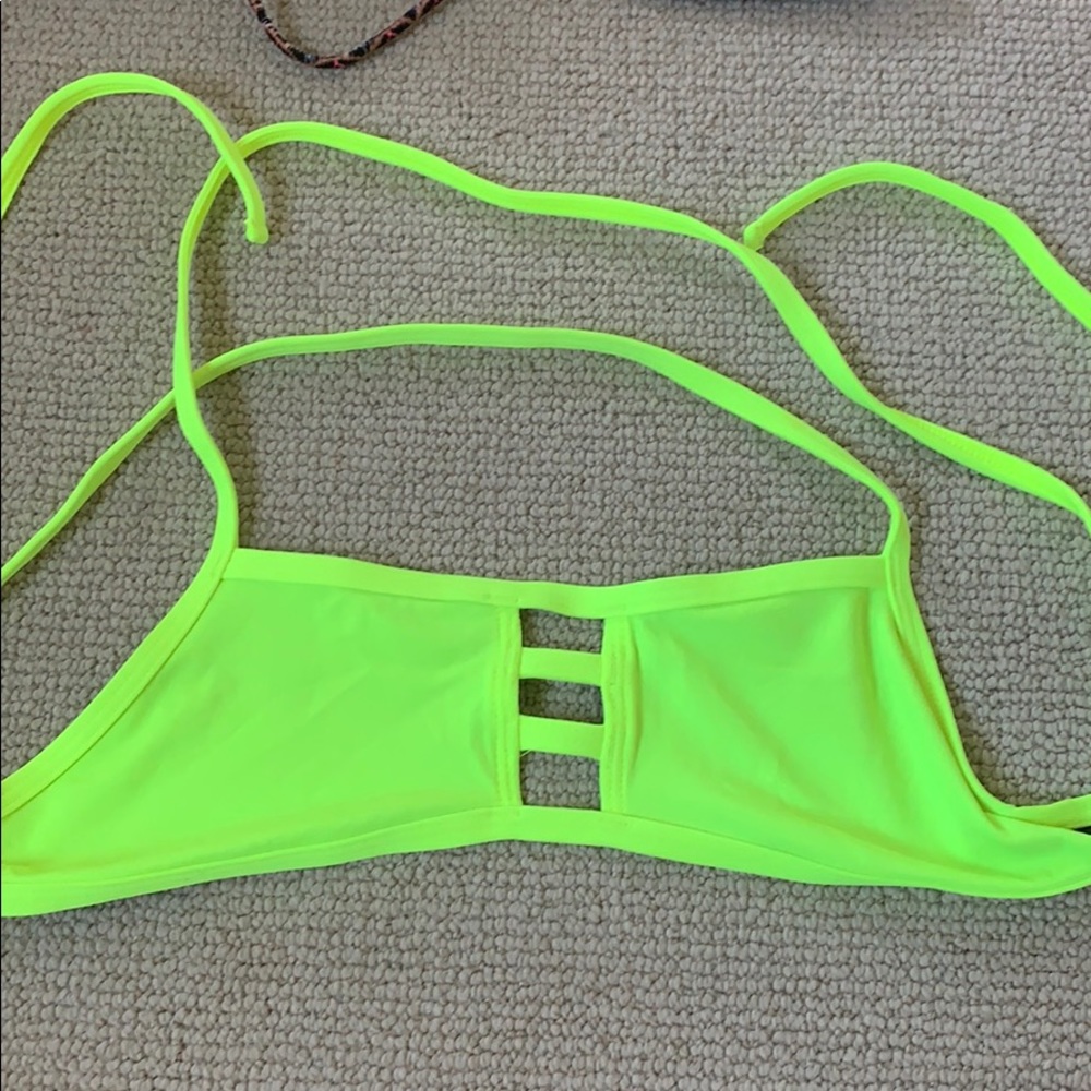 Neon swim top